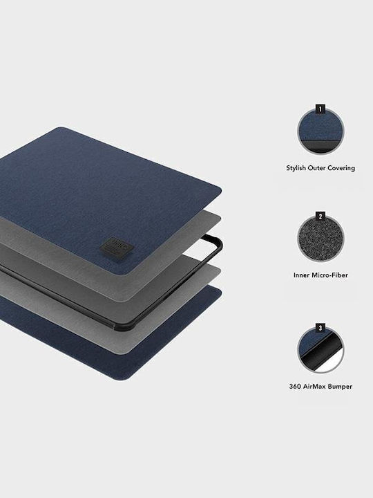Uniq Dfender Tasche Fall für Laptop 16" Marl Grey