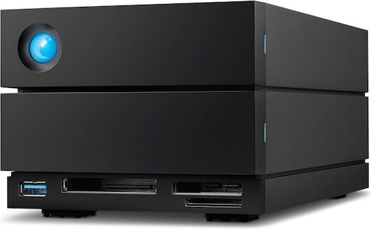 Lacie 2big Dock Thunderbolt 3 / USB 3.1 Εξωτερικός HDD 40TB Multi-Bay Μαύρο