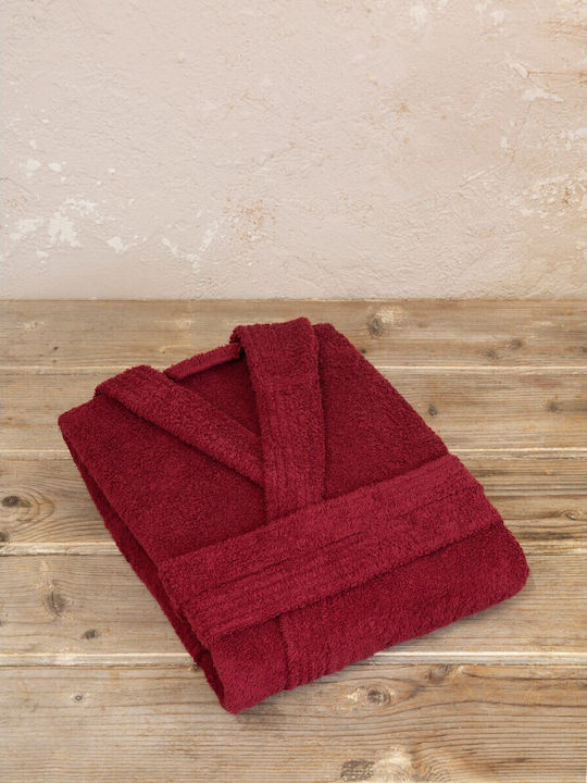 Kocoon Molle Μπουρνούζι με Κουκούλα Bordeaux 380gr/m²