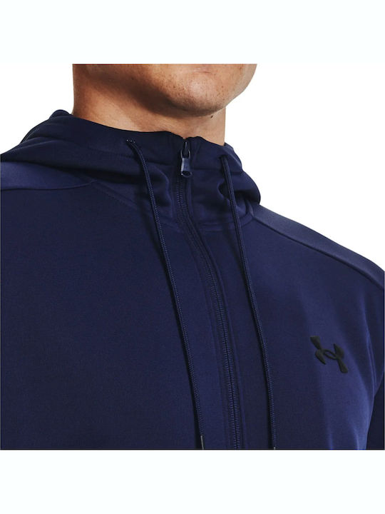 Ζακέτα με Κουκούλα Navy Μπλε