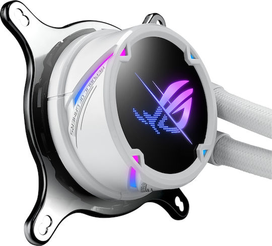 Asus ROG STRIX LC II 240 ARGB Wasserkühlsysteme AIO CPU mit 2 Lüfterabmessungen 120mm Weiße