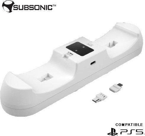 Subsonic Dual Charging Dock Controller-Ladestation 2 Controller PS5 Schwarz