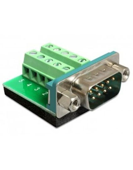 DeLock Adapter Sub-D 9 pin male to Terminal Block 10 pin (65269)