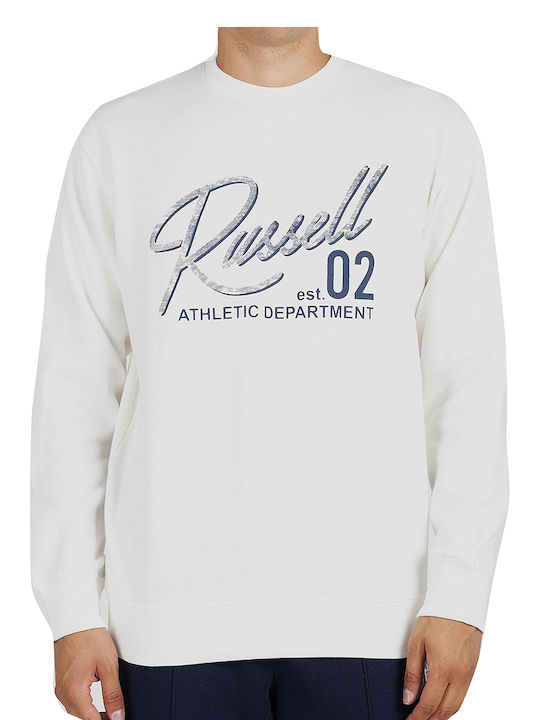 Russell Athletic Herren Sweatshirt Weiß