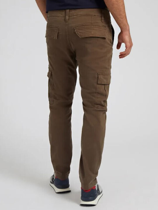 Guess Herrenhose Cargo in Slim Passform Khaki