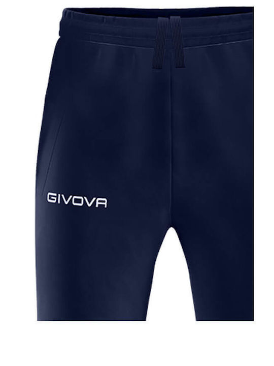 Givova Panta Men's Sweatpants with Rubber Navy Blue