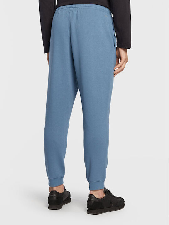 Calvin Klein Men's Sweatpants with Rubber Light Blue