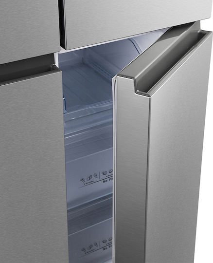 Hisense 454lt Total NoFrost Î181xL79.4xA70cm. Inox RQ563N4SI2