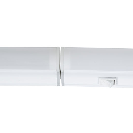 GloboStar Tubo Under-Cabinet LED Light 9W Warm White with Switch L60xD2.2xH3.5cm