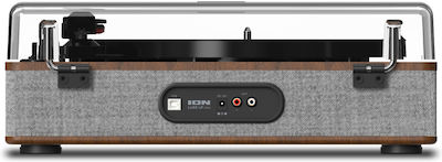 ION Audio Luxe LUXELPESPXUS Turntables with Built-in Speakers Espresso