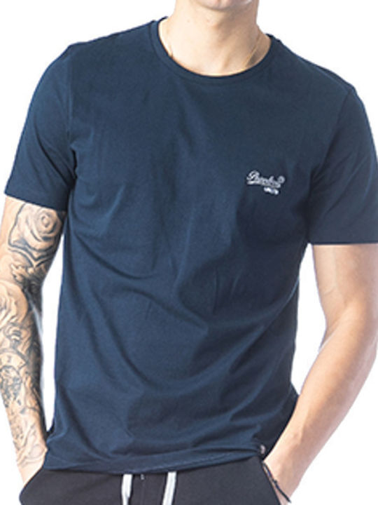 Paco & Co Men's Short Sleeve T-shirt Navy Blue