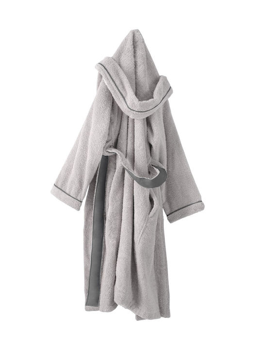 Guy Laroche Παιδικό Μπουρνούζι Kiddies Silver με Κουκούλα