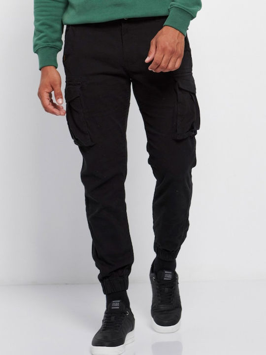 Garage Fifty5 Trousers Cargo in Regular Fit Black