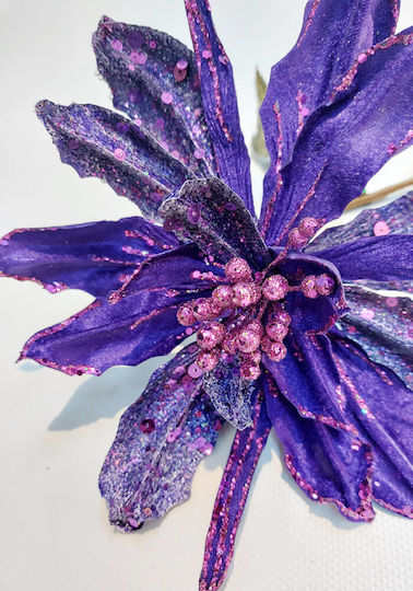 Inart Weihnachtsdekoration Blume Länge 70cm.