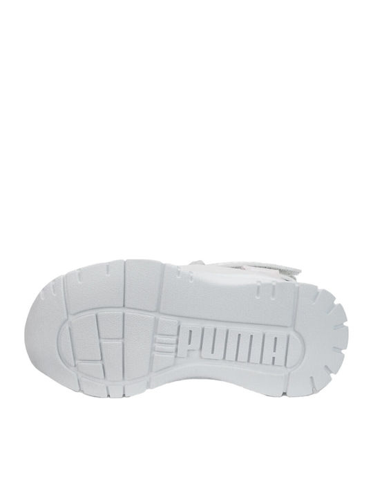 Nieve Kids Snow Boots with Velcro Beige