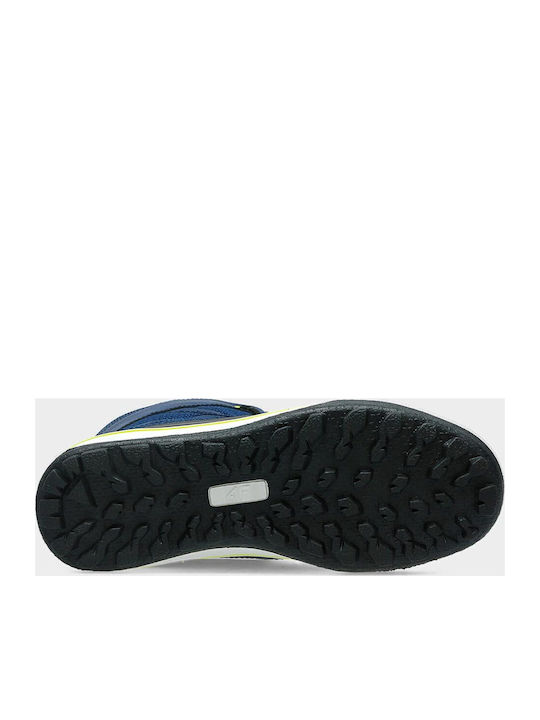 Kids Snow Boots with Laces Blue
