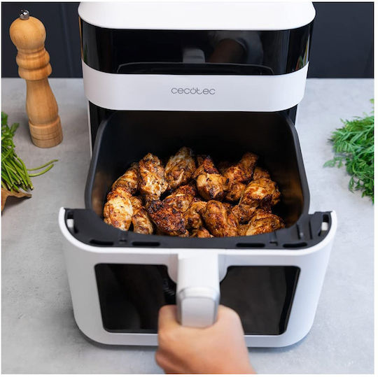Cecotec Cecofry Experience Window 6000 Air Fryer 6lt Λευκό