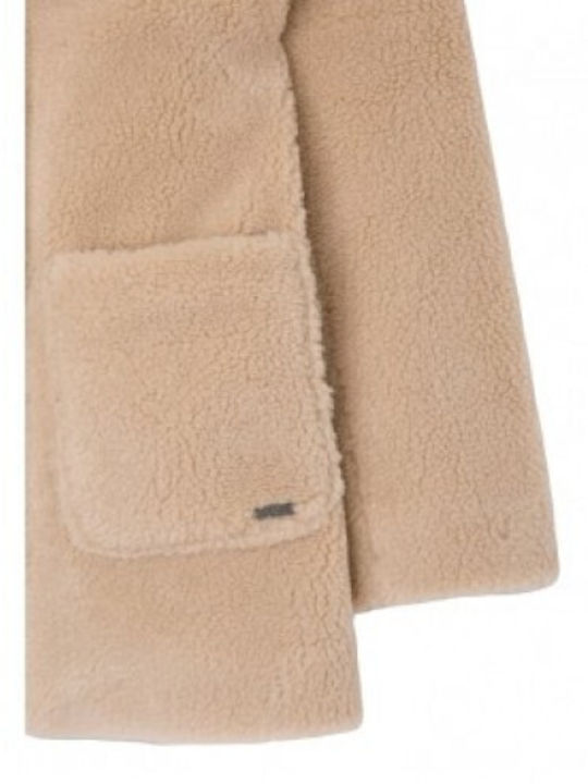 Aime Kids Long Beige Fur