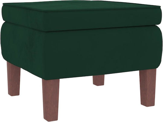 Rocking Armchair with Footstool Green 78x93x97cm