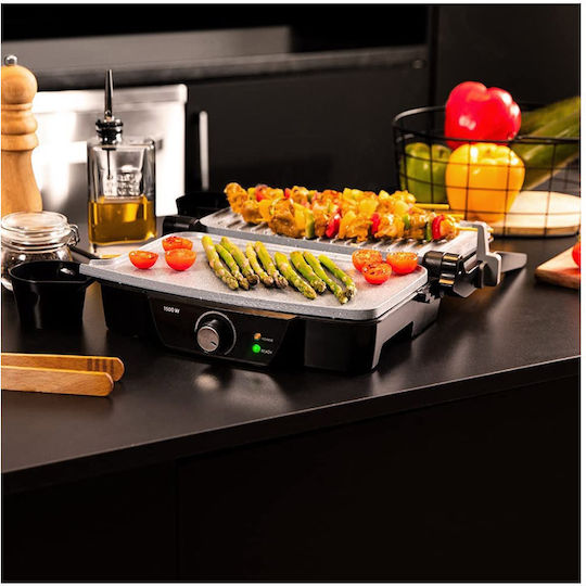Cecotec Rock’nGrill 1500 Stone Ceramic Mix&Grill Τοστιέρα Γκριλιέρα με Κεραμικές Πλάκες 1500W Μαύρη
