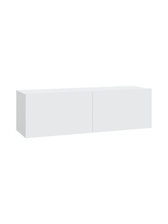 Living Room TV Unit White 3pcs L100xW30xH30cm