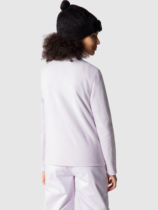 Kids' Shirt Long Sleeve Lilac Glacier 1/4 Zip
