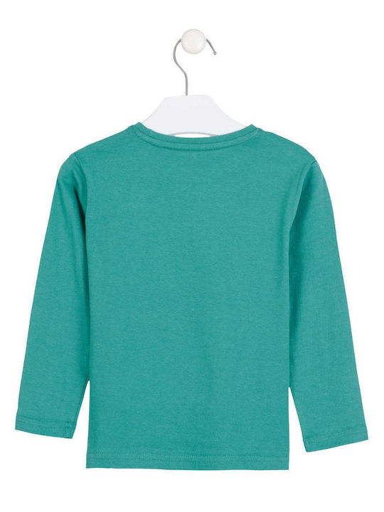Bluza Pentru Copii Cu Mâneci Lungi Verde