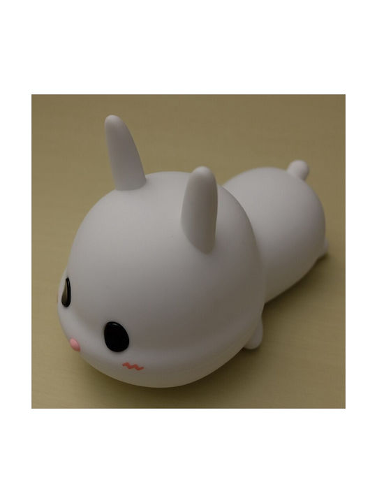 Allocacoc Kids Decorative Lamp Bunny White 12.2x12.2x15.5εκ.