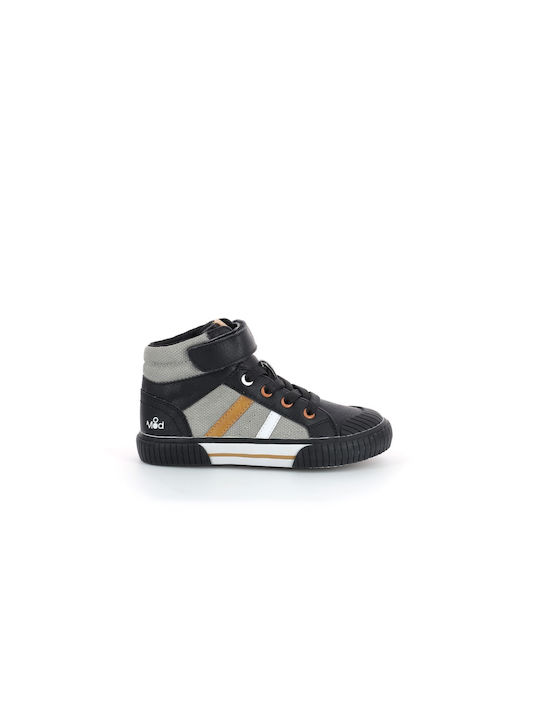 Mod8 Kinder-Sneaker Hoch Volanna Anatomisch Black / Mustard