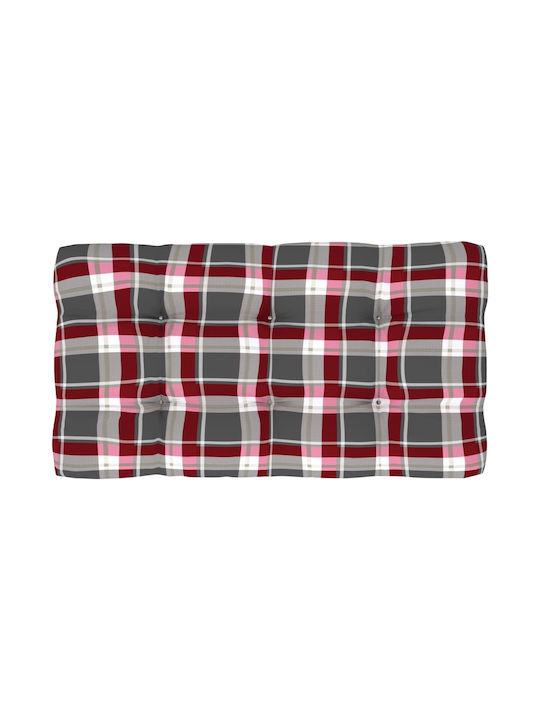 Zweisitziges Sofa Außenbereich aus Paletten mit Kissen 110x65x55cm
