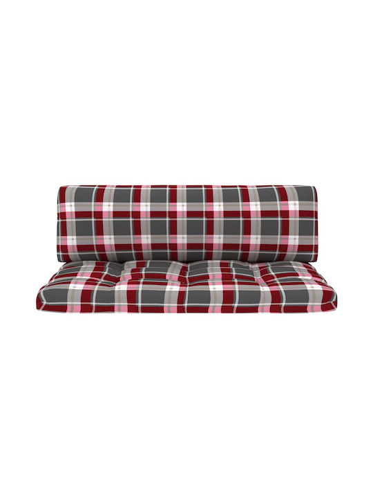 Zweisitziges Sofa Außenbereich aus Paletten mit Kissen 110x65x55cm