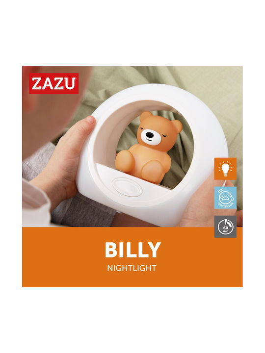 Zazu Nursery Night Light Billy Usb White with Sensor Zazu Nursery Night Light Billy Usb White with Sensor