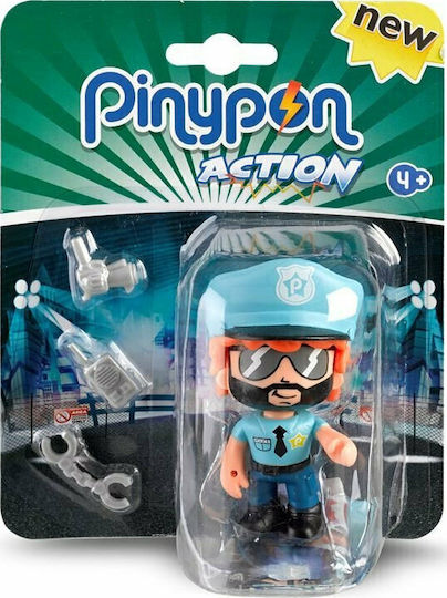 Giochi Preziosi Pinypon Police Officer for 4+ Years 7cm
