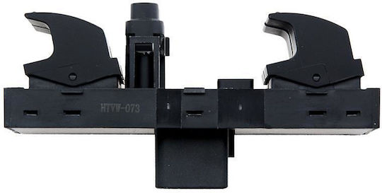 NTY Car Window Switch for Volkswagen Touareg 2003+ 4pin Black