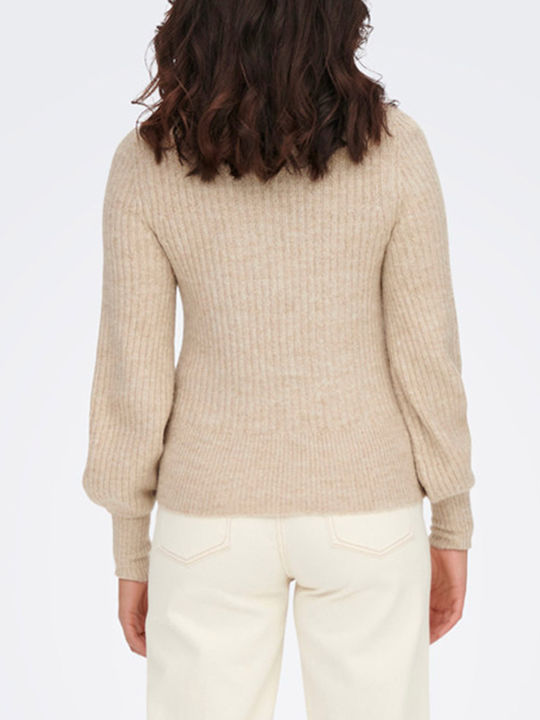Only Women's Long Sleeve Sweater Birch Cream