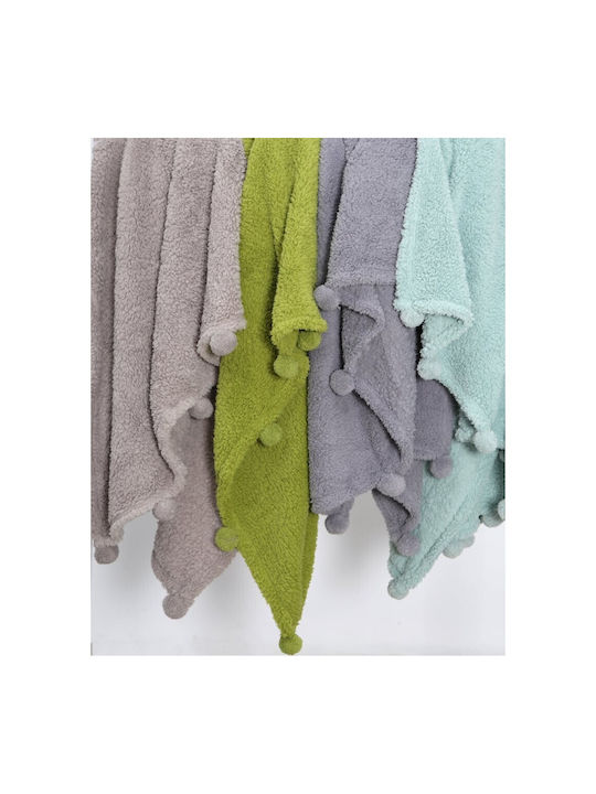 Pennie Papigo Furry Blanket Double 240x260cm Charcoal