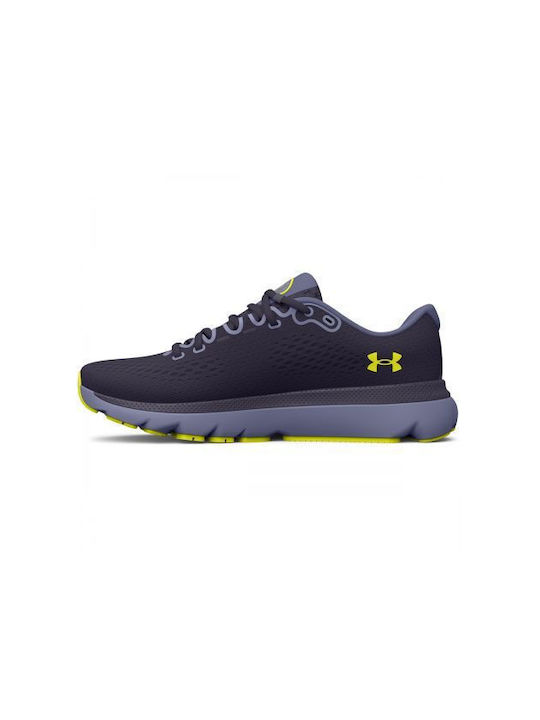 HOVR Infinite 4 Herren Sportschuhe Laufen Tempered Steel / Aurora Purple / Yellow Ray