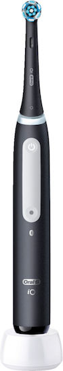 Oral-B iO Series 4 Electric Toothbrush with Timer, Pressure Sensor, and Travel Case Matt Black