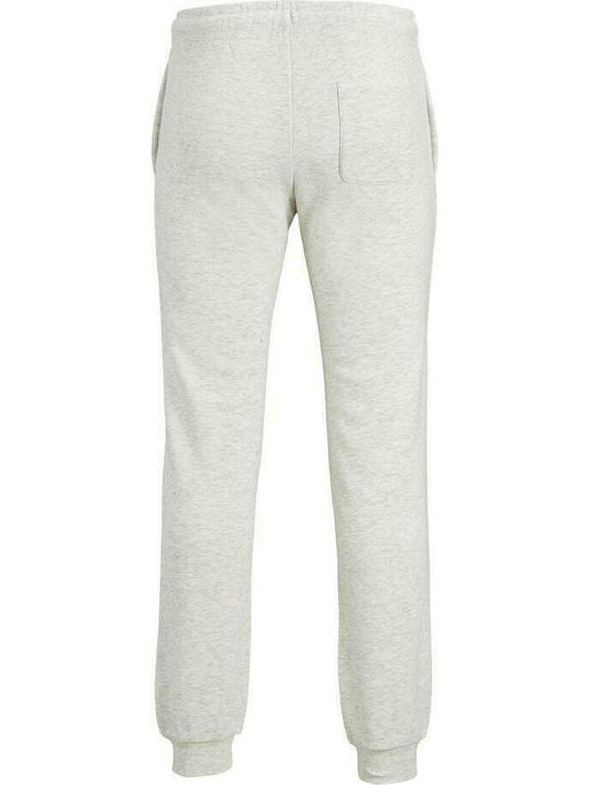 Παντελόνι Φόρμας με Λάστιχο White Melange