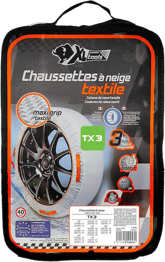 XL Perform Tools TX 3 Αντιολισθητικές Χιονοκουβέρτες XL Επιβατικού Αυτοκινήτου 2τμχ