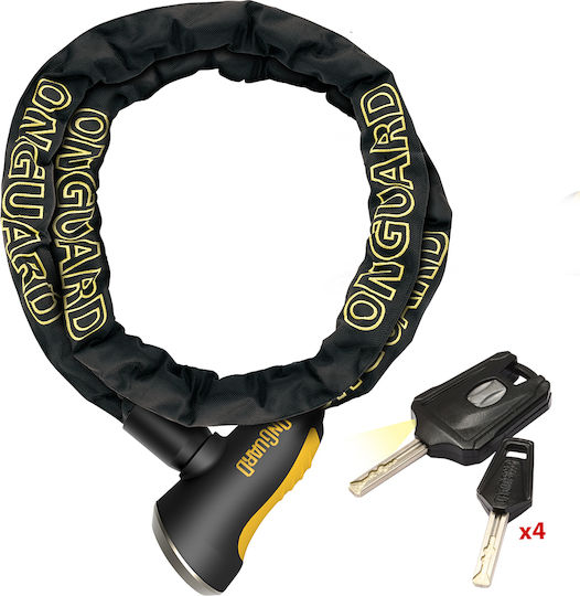 OnGuard Mastiff 8021 180cm Motorcycle Anti-Theft Chain in Black