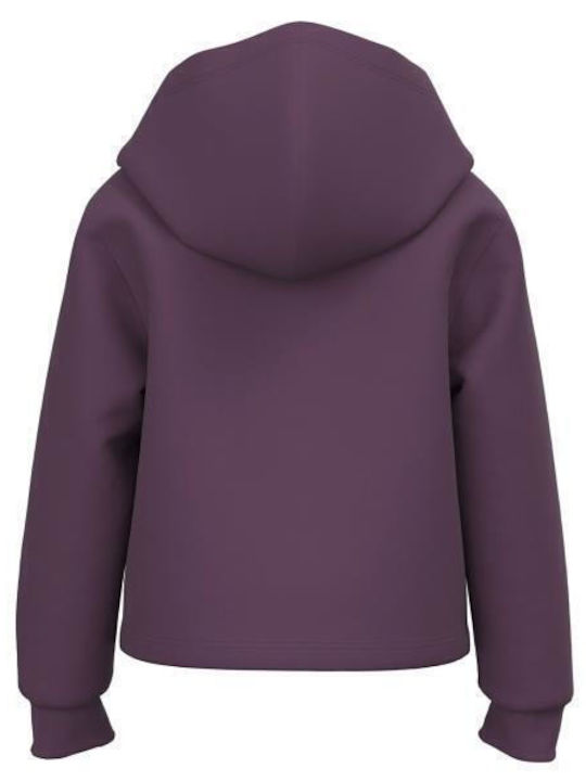 Name It Kids Sweatshirt with Hood Purple