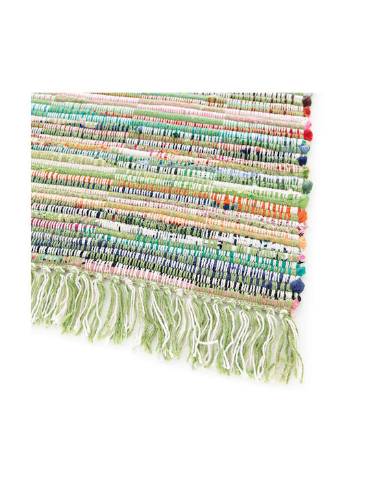 Viokarpet Papillion Re-Craft P0690-400 Teppich Rechteckig Synthetisch,Polyester/Cotton/Leather mit Fransen Mehrfarbig