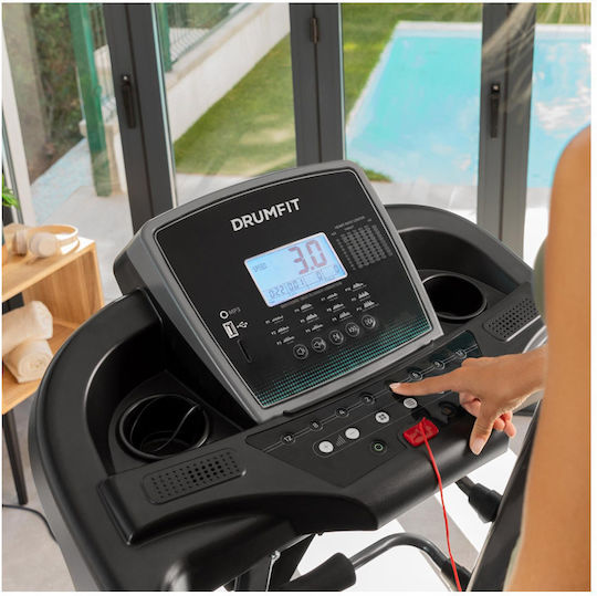 Cecotec DrumFit WayHome 1600 Obelia Pro Ηλεκτρικός Αναδιπλούμενος Διάδρομος Γυμναστικής