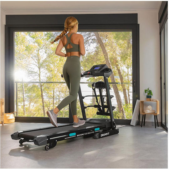 Cecotec DrumFit WayHome 1600 Obelia Pro Ηλεκτρικός Αναδιπλούμενος Διάδρομος Γυμναστικής
