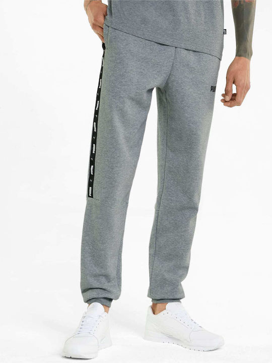 Ess+ Tape Sweatpants with Elastic Gray