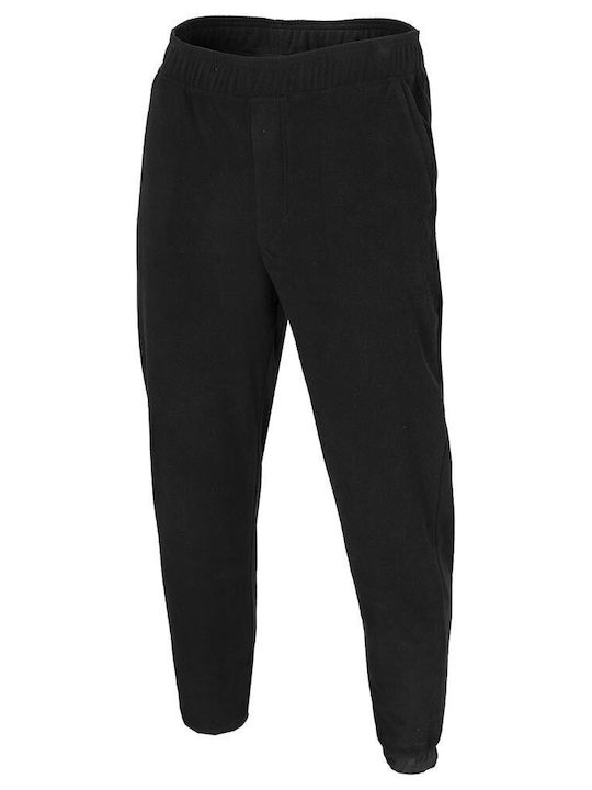 Sweatpants Glossy with Elastic Black