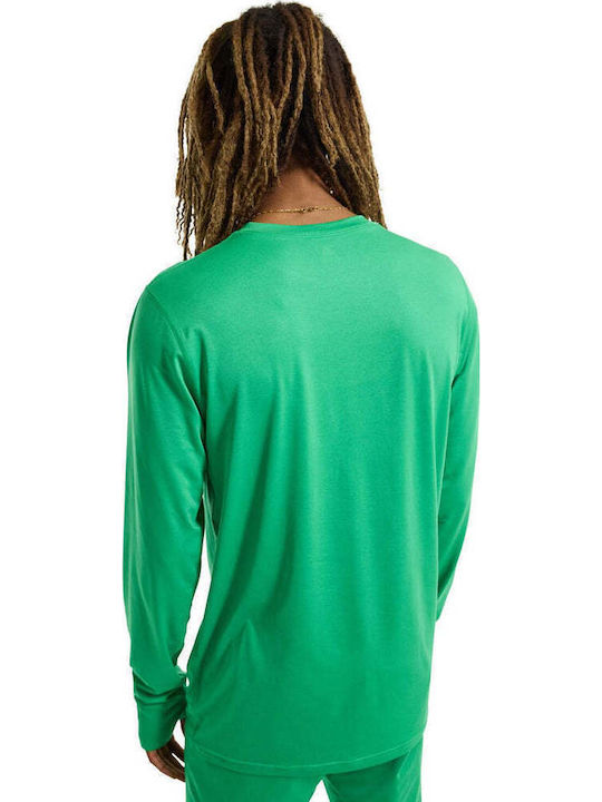 Burton Lightweight X Base Layer Crewneck Ανδρική Ισοθερμική Μακρυμάνικη Μπλούζα Πράσινη