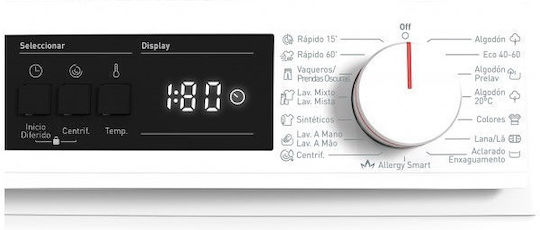 Sharp Πλυντήριο Ρούχων 6kg 1000 Στροφών ES-NFA6101WD-ES