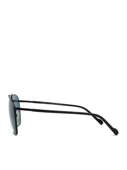 Vogue Men's Sunglasses with Black Metal Frame and Blue Lens VO4256S 352/4Y